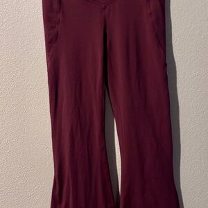 Fabletics Red Leggings Elegant and Comfortable